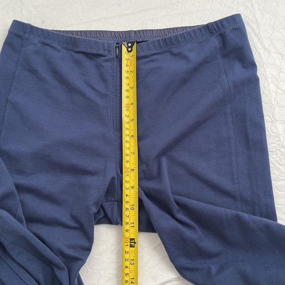 Express navy blue vintage Y2K front zip activewear yoga bootcut pants - Picture 7 of 9